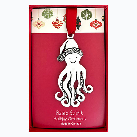 Octopus with Hat Ornament