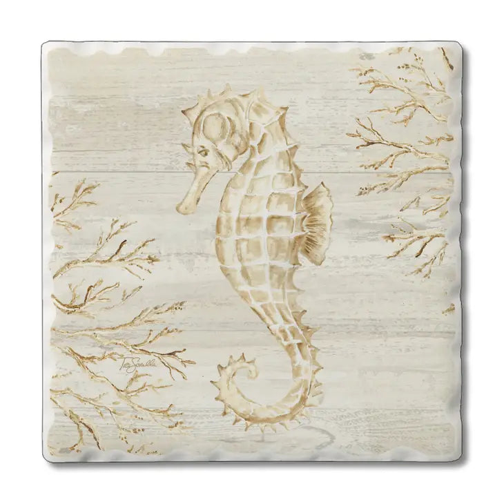 Seahorse Absorbent Stone Coaster