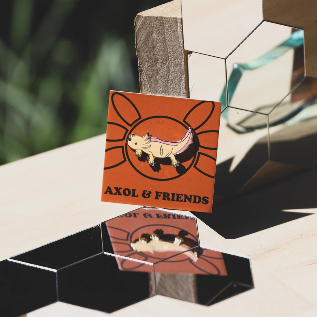 Yellow Axolotl Pin