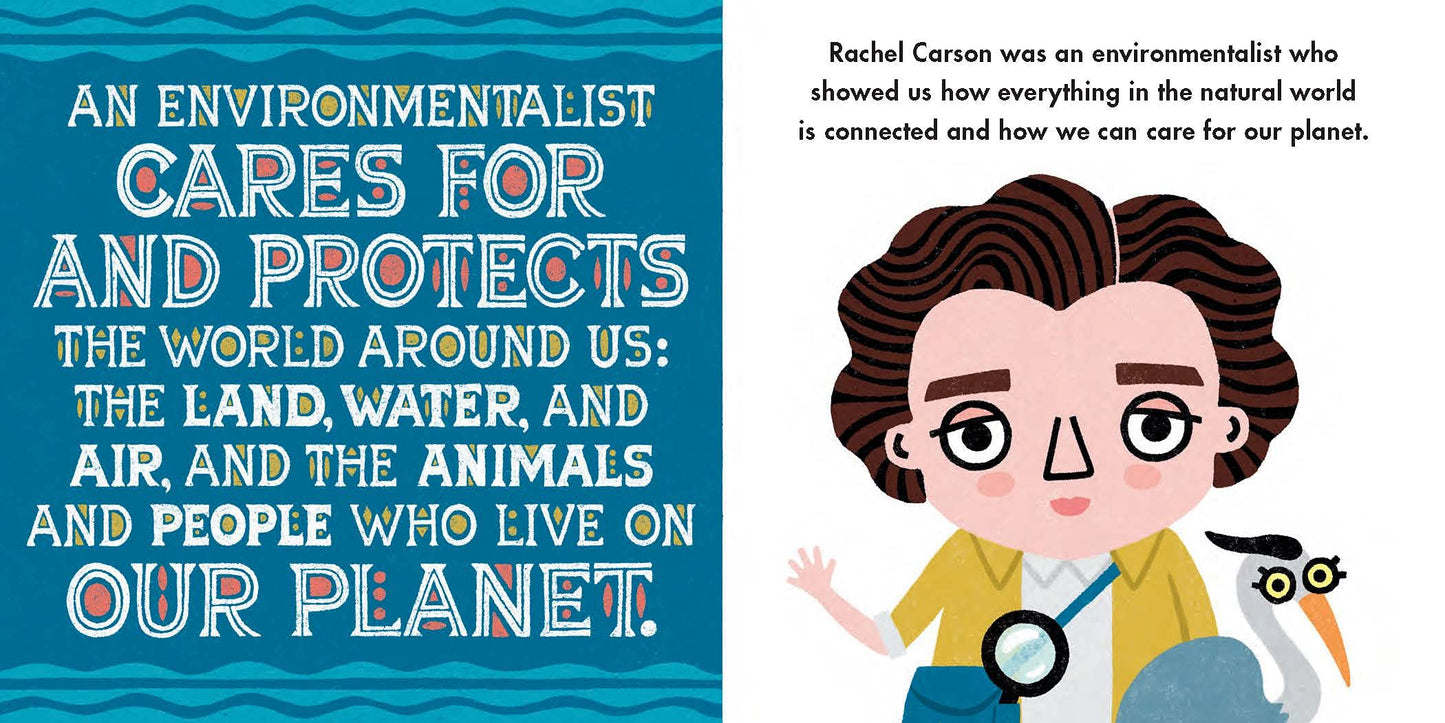 Big Ideas For Little Environmentalists: Ecosystems with Rachel Carson Board book