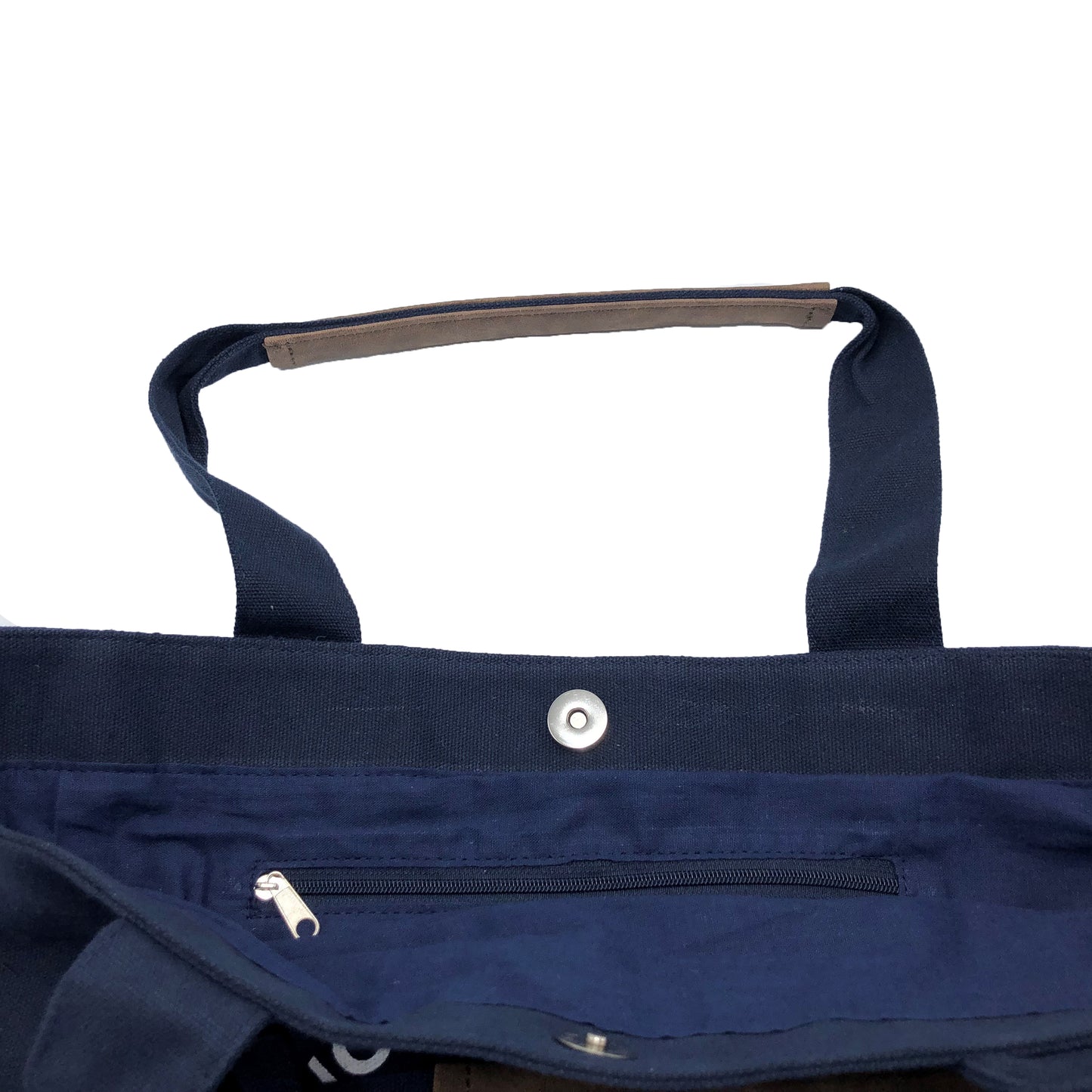 Canvas Resort Tote with Seahorse Logo