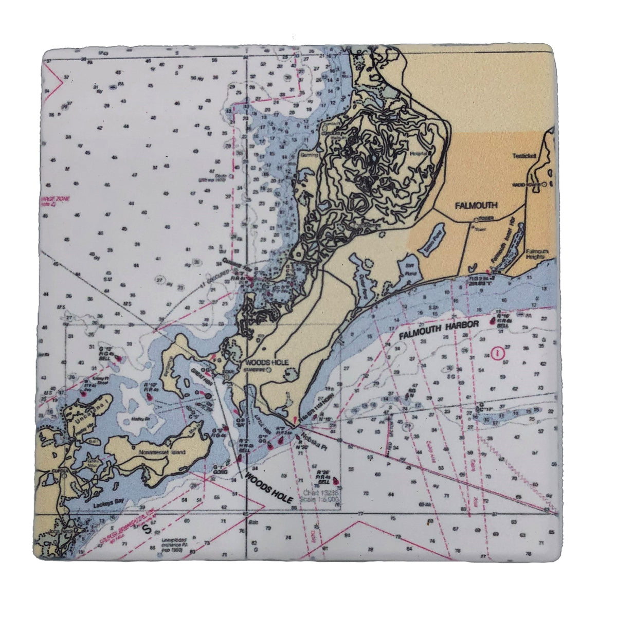 Woods Hole Sandstone Coaster
