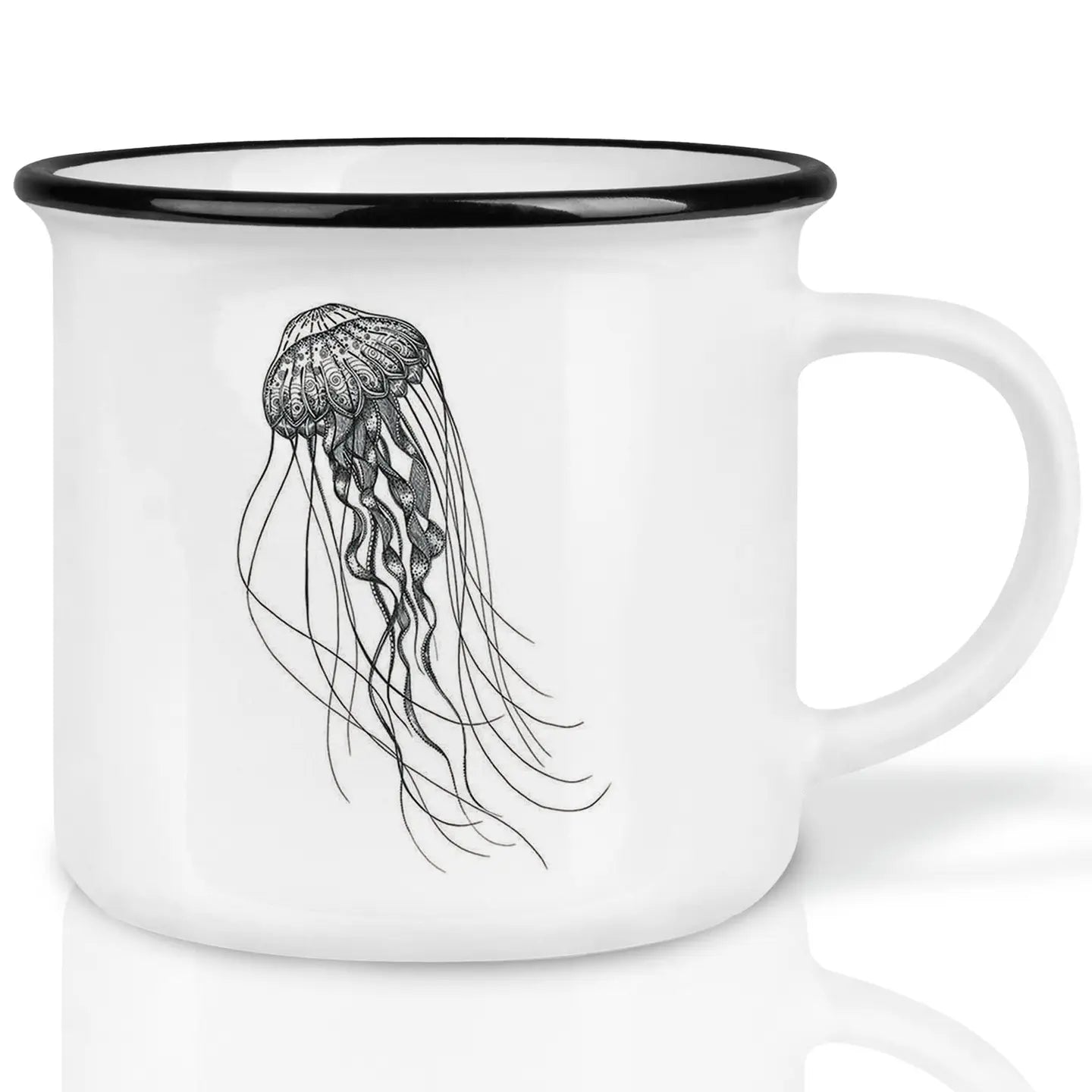 Ceramic Mug — Deep Sea Jellyfish