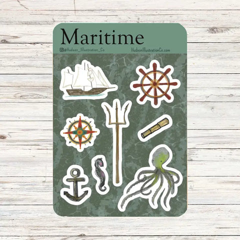 Maritime Kiss stickers