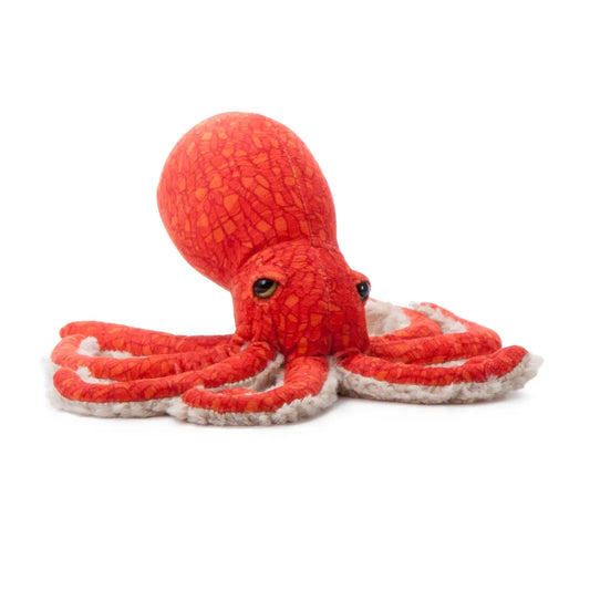 Pacific Red Octopus Plush 8 inches