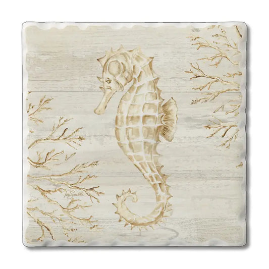 Seahorse Absorbent Stone Coaster