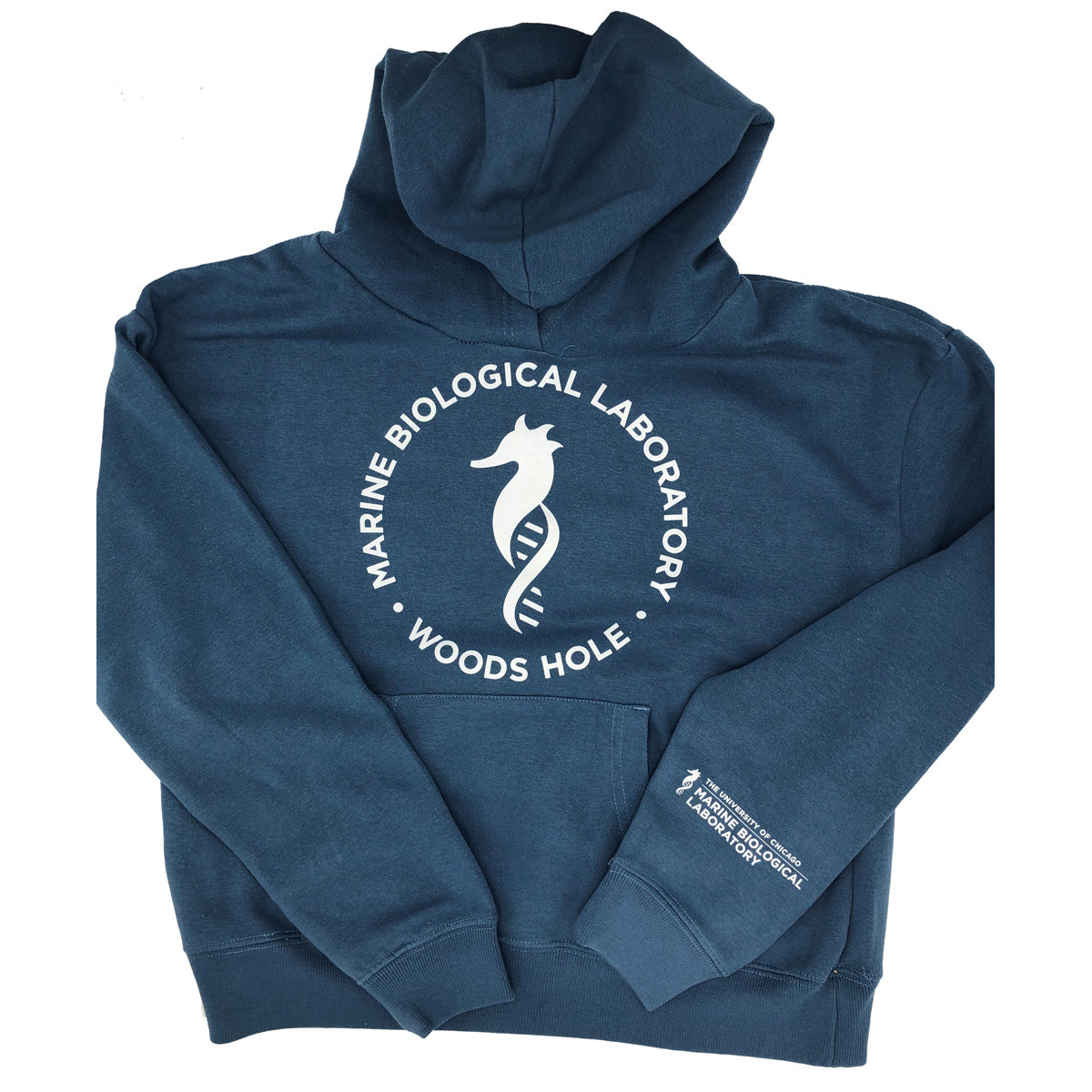 Cropped Surf Hoodie with Seahorse Logo
