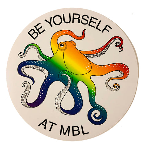 Rainbow Octopus Sticker